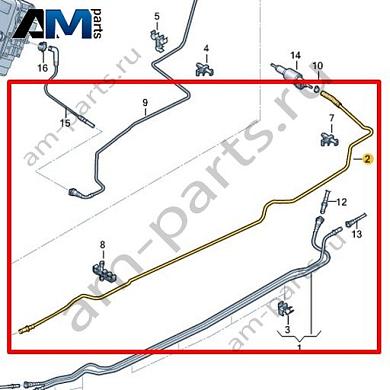 Топливопровод Volkswagen AMAROK 2017-2022 2H6201373Купить топливопровод 2H6201373 Фольксваген Амараок 2017-2022 по минимальной цене