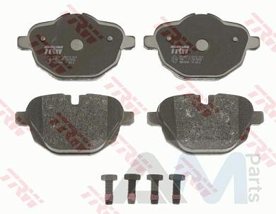 Задние тормозные колодки TRW (GDB1840) на BMW 5 серии (G30) 520i