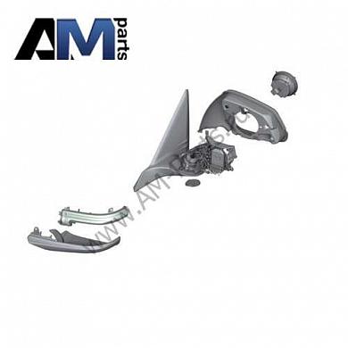 Привод зеркала левый БМВ 3 серии F30 (черный) 51167245275