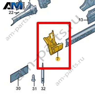 Стойка A Volkswagen T-Roc Cross 2019-2024 2GM809203AКупить стойку A 2GM809203A для Фольксваген Т-рок Кросс 2019-2024 на выгодных условиях