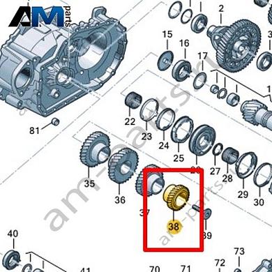 Шестерня VAG 0C9311166FКупить шестерню 0C9311166F для Фольксваген/Ауди/Шкода на выгодных условиях
