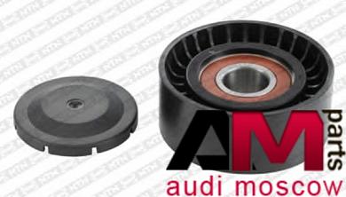 Ролик обводной приводного ремня 1 рестайлинг Ауди A6 (С6) 2.7 (250 л.с.) GA35119 NTN-SNR