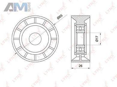 Ролик обводной PB7002 (LYNXauto) для автомобилей VAGЗаказать ролик обводной PB7002 производства LYNXauto для Фольксваген/Ауди/Шкода на выгодных условиях