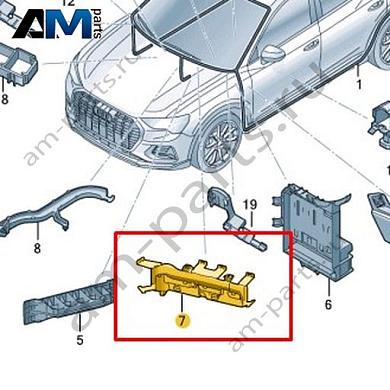 Канал для кабеля Volkswagen id3 2020-2024 10C971815Купить канал для кабеля 10C971815 на Фольксваген id3 2020-2024 на выгодных условиях