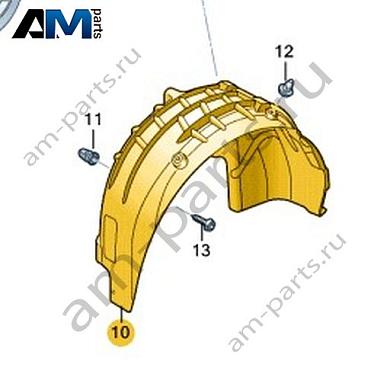 Подкрылок Volkswagen Taigo 2022-2024 2G7810972Купить подкрылок 2G7810972 Фольксваген Тайго 2022-2024- бесплатная доставка