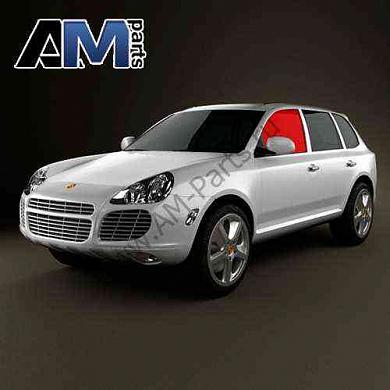 Стекло передней двери левое Кайен 95554251104