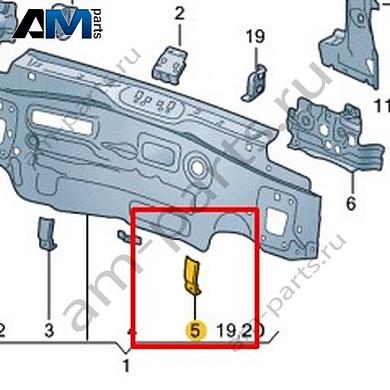 Кронштейн бампера Volkswagen Taigo 2022-2024 2G7813745Купить кронштейн бампера 2G7813745 Фольксваген Тайго 2022-2024- акция