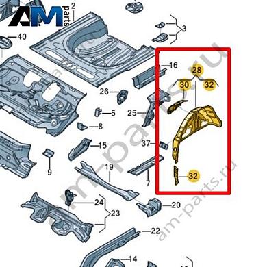 Внутренняя часть колесной арки Volkswagen Jetta VII 2020-2024 17A809851Купить внутреннюю часть колесной арки 17A809851 Фольксваген Джетта VII 2020-2024 на выгодных условиях