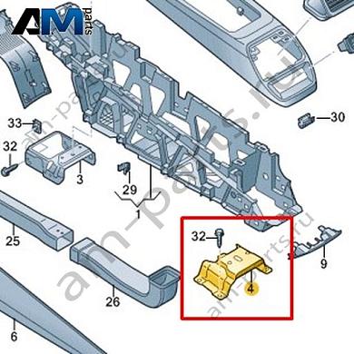 Кронштейн Volkswagen id4/id5 2021-2024 11A863525Купить кронштейн 11A863525 Фольксваген id4/id5 2021-2024- минимальная цена