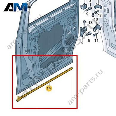 Уплотнитель передней двери наружный справа Volkswagen id-Buzz 2023-2024 1T3837652Купить уплотнитель передней двери наружный справа 1T3837652 для Фольксваген id-Buzz 2023-2024 на выгодных условиях
