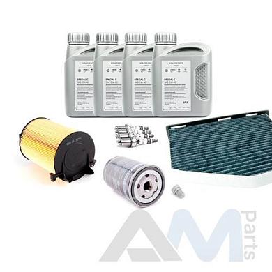 Оригинальный набор для ТО-2 Caddy 1.6MPI 2015-2021 с маслом 5W40