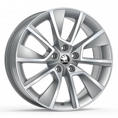 Литой диск R18 (Модель- BRAGA SI) Шкода Карок 57A071498E8Z8