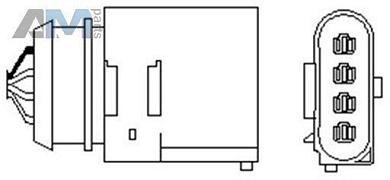 Лямбда-зонд (466016355064) MAGNETI MARELLI Audi A4 (B7) 2005-2009