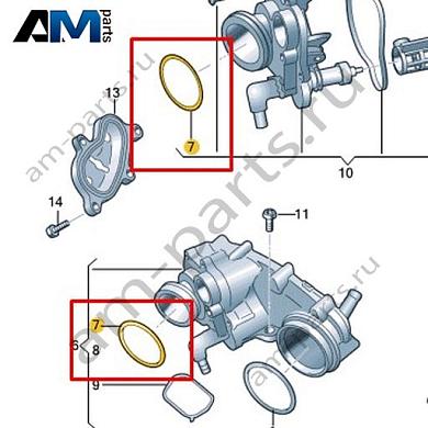 Манжетное уплотнение VAG 059121688Купить манжетное уплотнение 059121688 для Фольксваген/Ауди/Шкода- выгодные цены