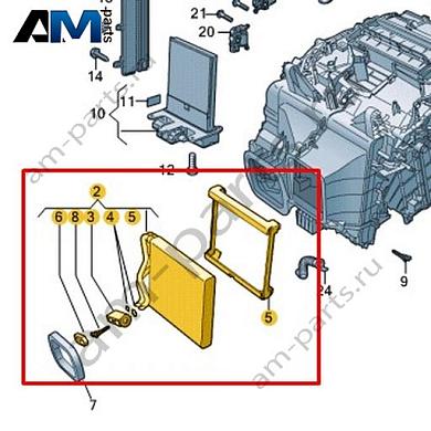 Испаритель с расширительным клапаном Volkswagen id3 2020-2024 1EA816103DКупить испаритель с расширительным клапаном 1EA816103D на Фольксваген id3 2020-2024- гарантия наличия