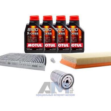 Набор ТО-1_3 для Шкода Октавия A4 1.6 100 л.с. с маслом Motul 5W40