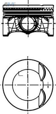Поршень KOLBENSCHMIDT (41501600) для Skoda Octavia A7 (2013-2017) 1.8/2.0TSI