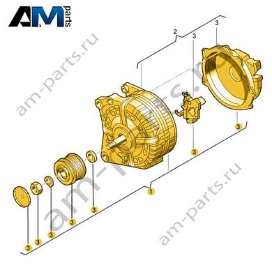 Генератор VAG 06J903024AКупить генератор 06J903024A Фольксваген/Ауди/Шкода- минимальная цена