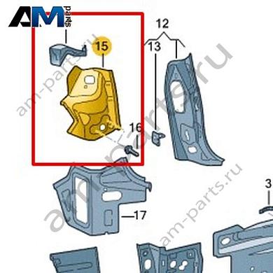 Панель крепления заднего фонаря Volkswagen T-Roc 2018-2024 2GA813328Купить панель крепления заднего фонаря 2GA813328 на Фольксваген Т-рок 2018-2024- бесплатная доставка