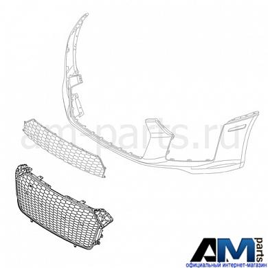 Решетка радиатора на Audi R8 (нижняя част) 4S0853651G3FZ