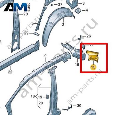 Усилитель стойки D Volkswagen id4/id5 2021-2024 11E809307Купить усилитель стойки D 11E809307 Фольксваген id4/id5 2021-2024- минимальная цена