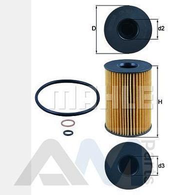 Масляный фильтр KNECHT (OX353/7D) BMW 5 серия (F10) M5