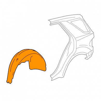 Подкрылок задний левый Mercedes ML W164 A1648840522