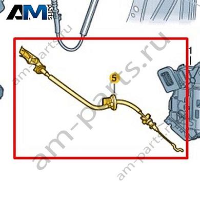 Трос Volkswagen T-Roc Cross 2019-2024 2GM972296Купить трос 2GM972296 для Фольксваген Т-рок Кросс 2019-2024 по минимальной цене