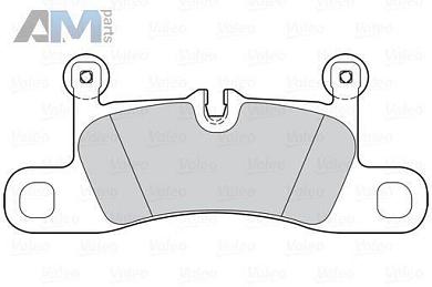 Задние тормозные колодки VALEO 302280  Volkswagen Touareg I (2003-2010)