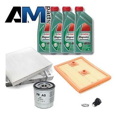 Набор для ТО-1/3 Skoda Yeti 1.6 MPI (масло Castrol Magnatec 5W40)