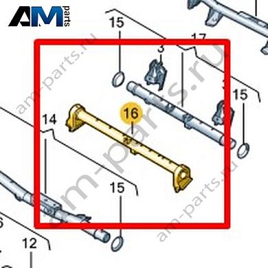 Траверса Volkswagen AMAROK 2017-2022 2H6804469Купить траверсу 2H6804469 для Фольксваген Амараок 2017-2022 по минимальной цене