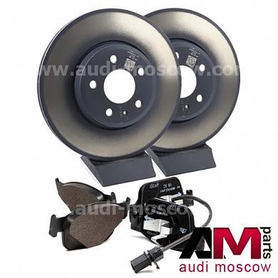 Передние диски и колодки Ауди А4 (B9) 1.4-2.0TFSI