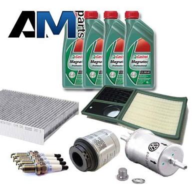 Набор ТО-4 для Фольксваген Поло седан 1.6 105 л.с. с угольным фильтром (масло Castrol 5W40)