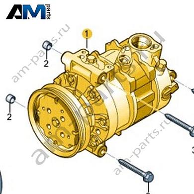 Компрессор климатической установки (кондиционера) Volkswagen AMAROK 2013-2016 2H0820803AКупить компрессор климатической установки (кондиционера) 2H0820803A Фольксваген Амараок 2013-2016- акция