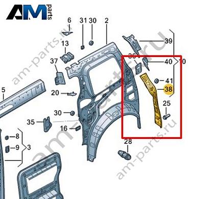 Усилитель канала уплотнителя Volkswagen id-Buzz 2023-2024 1T3813334AКупить усилитель канала уплотнителя 1T3813334A для Фольксваген id-Buzz 2023-2024 на выгодных условиях