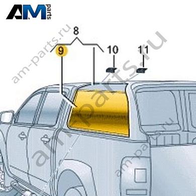 Боковое стекло Volkswagen AMAROK 2013-2016 2H1845303Купить боковое стекло 2H1845303 на Фольксваген Амараок 2013-2016- выгодные цены