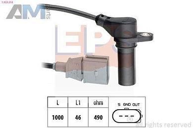 Датчик импульсов коленвала (1953218) EPS для Audi A4 (B6) 2001-2005