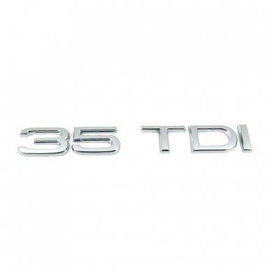 Надпись 35 TDI(хром) Ауди Q3 (F3) 2019-2026 8K0853744D2ZZ
