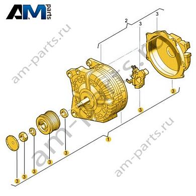 Генератор (с жидкостным охлаждением) VAG 07L903015KКупить генератор (с жидкостным охлаждением) 07L903015K для Фольксваген/Ауди/Шкода на выгодных условиях