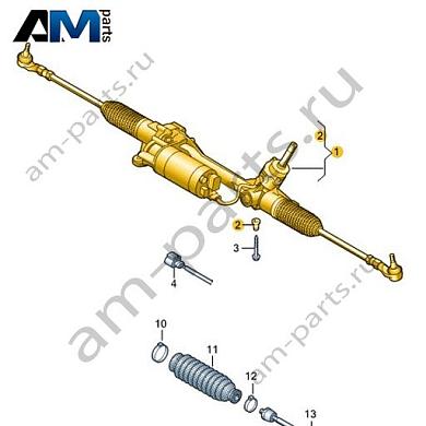 Рулевой механизм с рулевыми тягами Volkswagen id-Buzz 2023-2024 1N3423050PКупить рулевой механизм с рулевыми тягами 1N3423050P для Фольксваген id-Buzz 2023-2024- спец. Цена