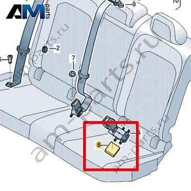Проставка Volkswagen Jetta VII 2020-2024 17A857108Купить проставку 17A857108 на Фольксваген Джетта VII 2020-2024- бесплатная доставка