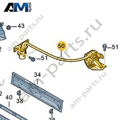 Ворот и кронштейн для запасного колеса Volkswagen AMAROK 2013-2016 2H0803660GКупить ворот и кронштейн для запасного колеса 2H0803660G для Фольксваген Амараок 2013-2016 на выгодных условиях