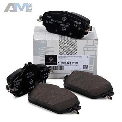 Передние тормозные колодки A0004208903 на Mercedes E-Class W213 E200D/E200