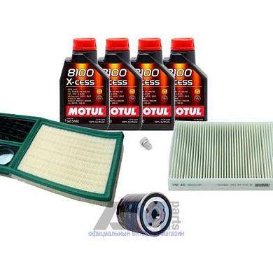 Набор для ТО-1/3 Skoda Fabia 1.4 MPI с маслом Motul 5W40