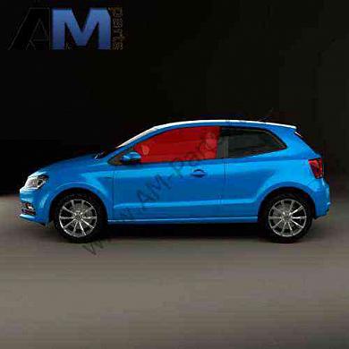 Стекло передней двери левое Polo 2 двери 6R3845201