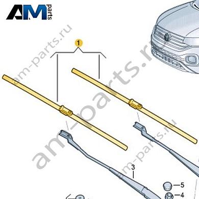 Комплект щеток стеклоочистителя VAG 2GN998002Купить комплект щеток стеклоочистителя 2GN998002 на Фольксваген/Ауди/Шкоду по минимальной цене