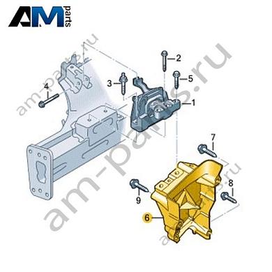 Опора для двигателя VAG 04E199275ANКупить опору для двигателя 04E199275AN Фольксваген/Ауди/Шкода- акция