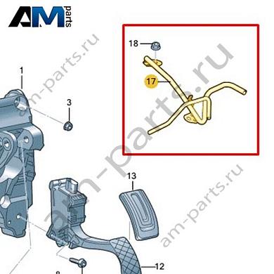Элемент каркаса безопасности VAG 1EC723913EКупить элемент каркаса безопасности 1EC723913E для Фольксваген/Ауди/Шкода по минимальной цене