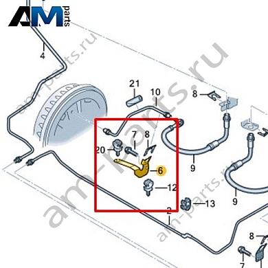 Кронштейн тормозного шланга Volkswagen id-Buzz 2023-2024 1N3611848BКупить кронштейн тормозного шланга 1N3611848B для Фольксваген id-Buzz 2023-2024- спец. Цена