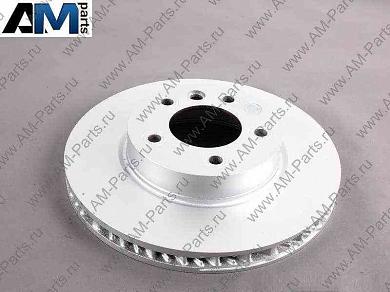 Диск тормозной передний правый Туарег DF4763S TRW